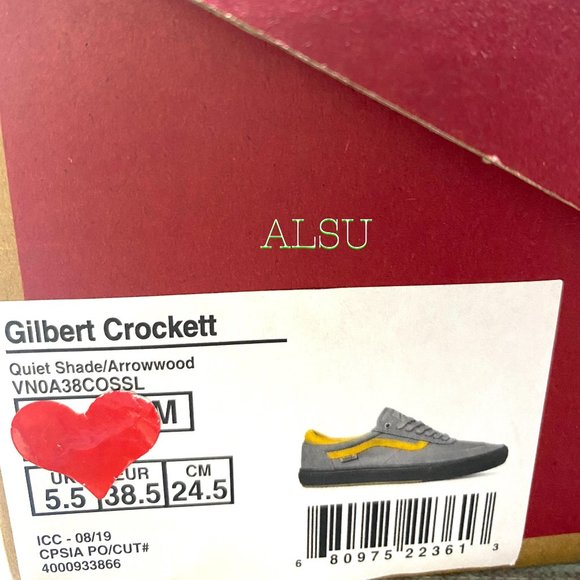 SOLD OUT VANS Gilbert Crockett Pro Quiet Shade - Picture 10 of 10